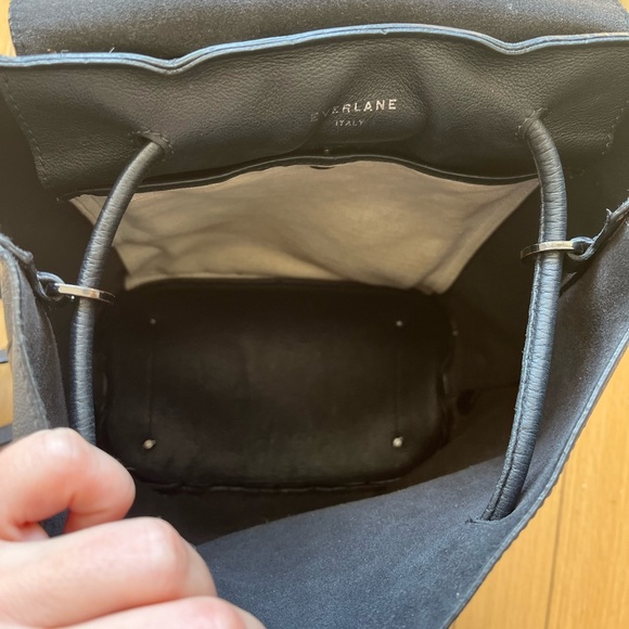 Everlane Black Petra Leather Backpack Genuine Leather - Picture 10 of 10
